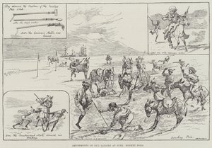 Merimiestemme huvit Suezissa, Donkey Polo